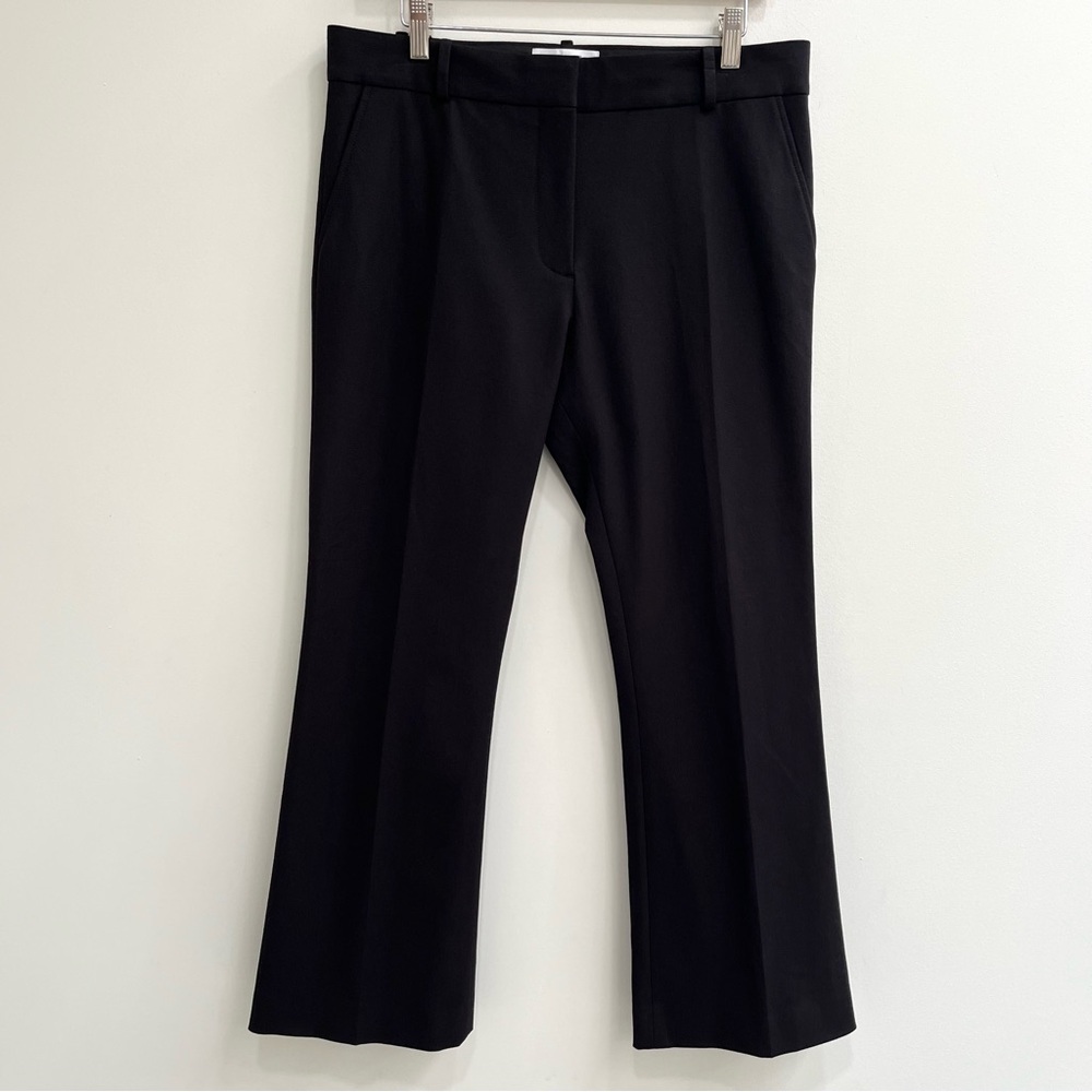Frame Le Crop Mini Boot trousers in noir